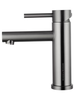 Смеситель для раковины Wonzon & Woghand WW-H9089-BGG тёмный графит